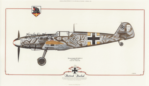 Dietrich Hrabak Bf 109 F-2 AP-0