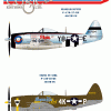 EagleCals #107-48 P-47Ds-2125