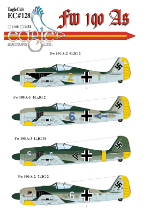 EagleCals #128-48 Fw 190 As-0