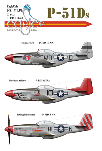 EagleCals #139-48 P-51 D Mustangs-0