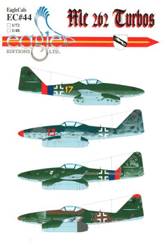 EagleCals #44-48 Me 262 Turbos-0