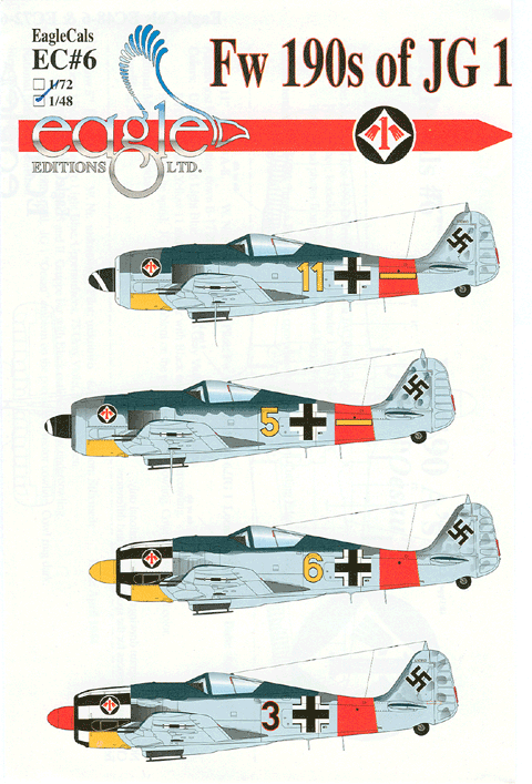EagleCals #6-48 Fw 190 As-0