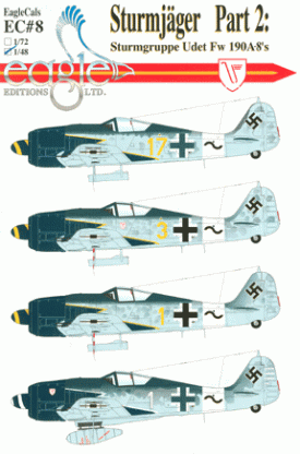 EagleCals #8-48 Fw 190 A-8s Sturmjäger Part 2-0
