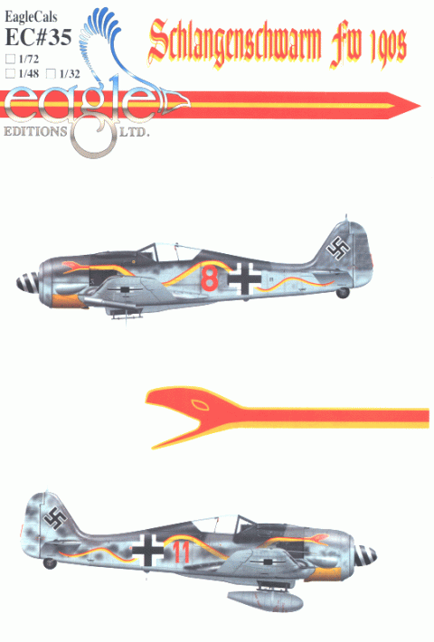 EagleCals #35-72 Fw 190 Schlangenschwarm-0