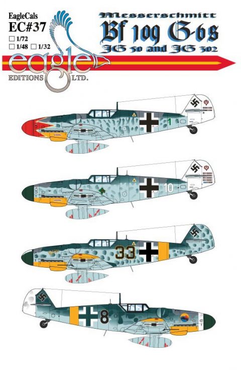 EagleCals #37-48 Bf 109 G-6s-0