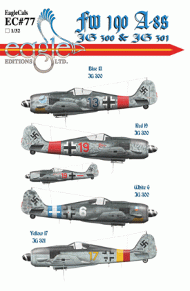 EagleCals #77-32 Fw 190 A-8s-0
