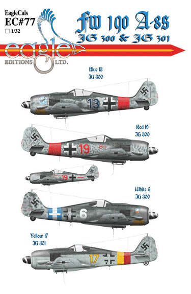 Eagle Cal 1/32 Focke-Wulf Fw 190 F # 32166