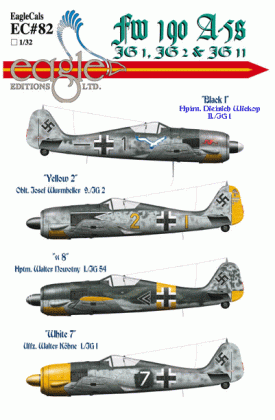 EagleCals #82-32 Fw 190 A-5s-0