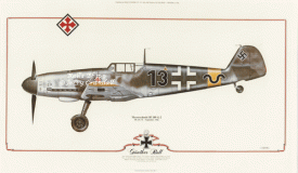 Gunther Rall Bf 109 G-2 AP-0