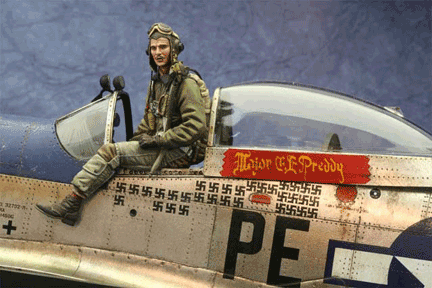 EagleParts #100-32 Major George Preddy Figure -0