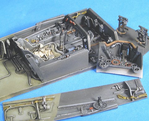 EagleParts #40-32 Fw 190 D-9 Cockpit for the Hasegawa kit Restock June 2020-2187