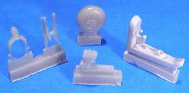 EagleParts #44-32 Fw 190 D-9, D-11, D-13 tail wheel and yoke-0