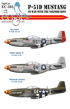 EagleCals #101-32 P-51 Mustangs-0
