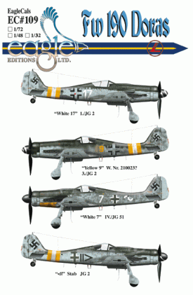 EagleCals #109-48 Fw 190 D-9s-0