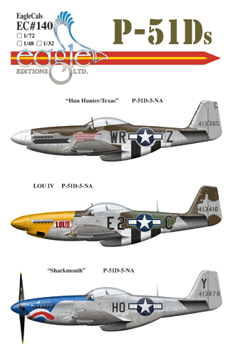 EagleCals #140-48 P-51 D Mustangs-0