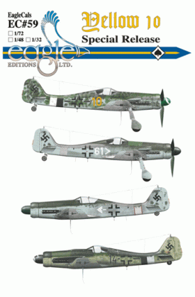 EagleCals #59-48 Fw 190 D-9, D-11 & D-13-0
