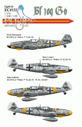 EagleCals #132-32 Bf 109 G-6-0