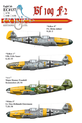 EagleCals #137-48 Bf 109 F-2-0