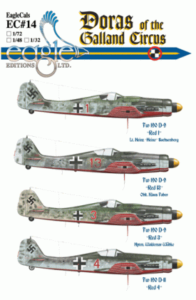 EagleCals #14-32 Fw 190 Doras JV 44-0