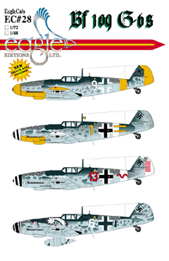 EagleCals #28-72 Bf 109 G-6s-0