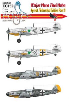 EagleCals #52-32 Bf 109 Assi Hahn part three-0