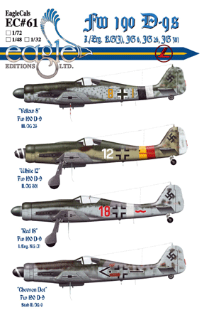 EagleCals #61-72 Fw 190 D-9s-0
