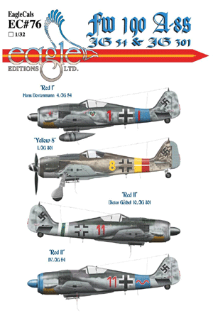 EagleCals #76-32 Fw 190 A-8s-0