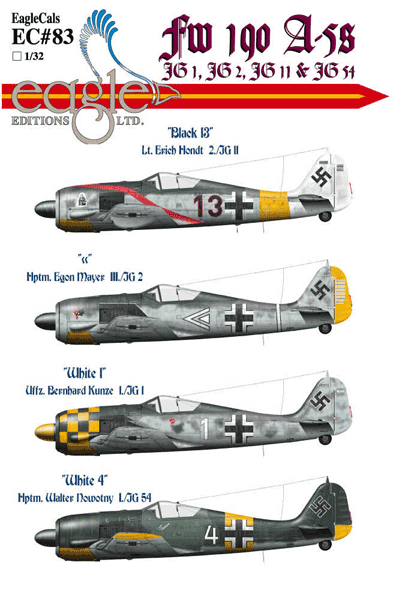 EagleCals #83-32 Fw 190 A-5s-0