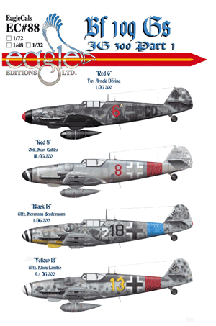 EagleCals #88-72 JG 300 Part One Bf 109 G-6s-0