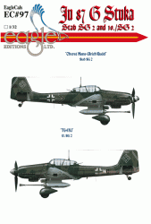 EagleCals #97-32 Ju 87 G Stukas-0