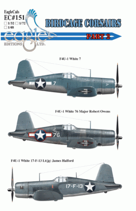 EagleCals #151-32 F4U 1 Part 2-0