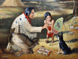 Grandfather's Shield Oil by Jerry Crandall-0
