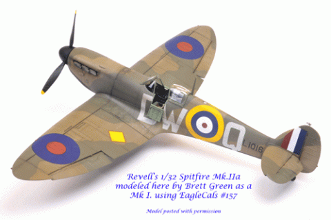 EagleCals #157 Spitfire Mk Ia-1920