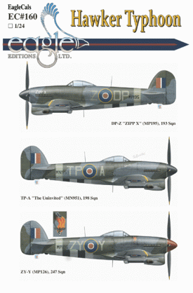 EagleCals #160 Hawker Typhoon Part II-0