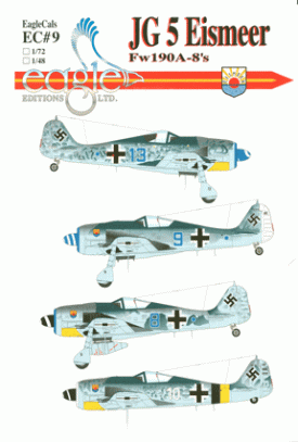 EagleCals #9-72 Fw 190 A-8s JG 5 Eismeer-0