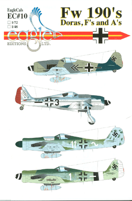 EagleCals #10 Fw 190 Doras, Fs and As-0
