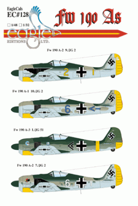 EagleCals #128 Fw 190 As -0