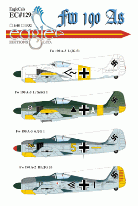 EagleCals #129 Fw 190 As -0