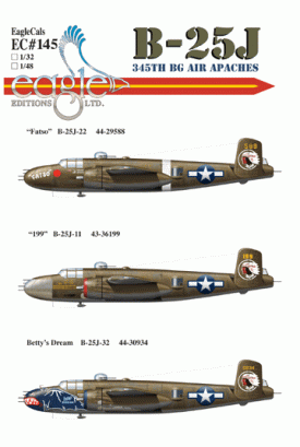 EagleCals #145 B-25 J-0