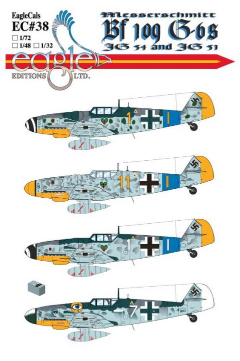 EagleCals #38 Bf 109 Gs-0