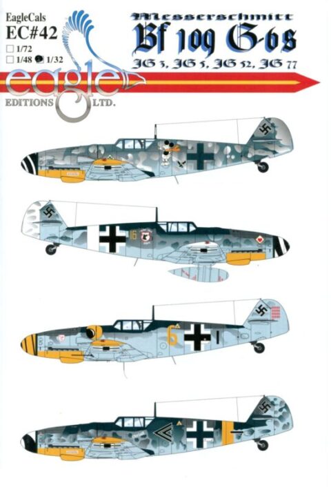 EagleCals #42-72 Bf 109 G-6 Trops