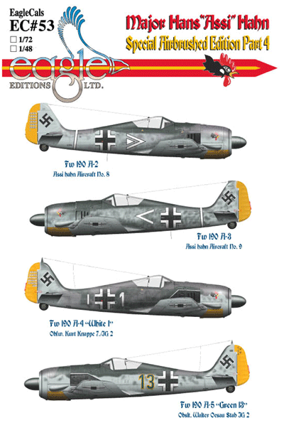 EagleCals #53 Fw 190 A-2, A-3, A-4, A-5 -0
