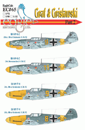 EagleCals #65 Bf 109 G-2s flown by Alfred Grislawski and Hermann Graf Part Two-0