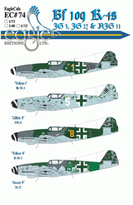 EagleCals #74 Bf 109 K-4s-0