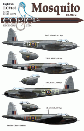 EagleCals #168-32 Mosquito FB.Mk.VI-0