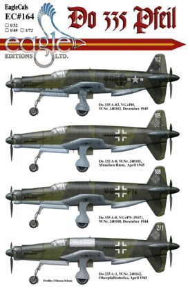 EagleCals #164-48 Do 335 Pfeil-0