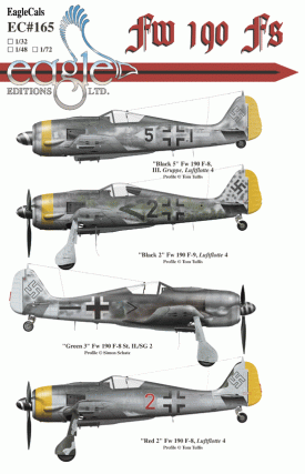 EagleCals #165-48 Fw 190 Fs-0