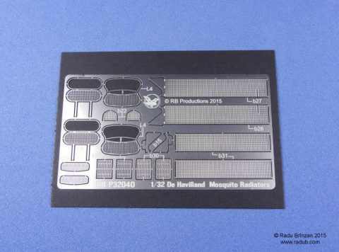 RB-P32040 1/32 DeHavilland Mosquito Radiators-0