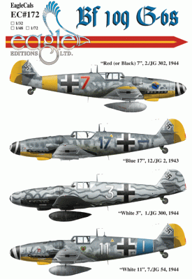 EagleCals #172 Bf 109 G-6s-0