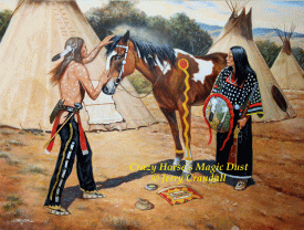 Crazy Horse's Magic Dust oil by Jerry Crandall-0